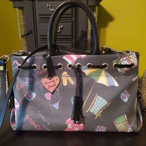 Dooney & Bourke two-way tassel tote